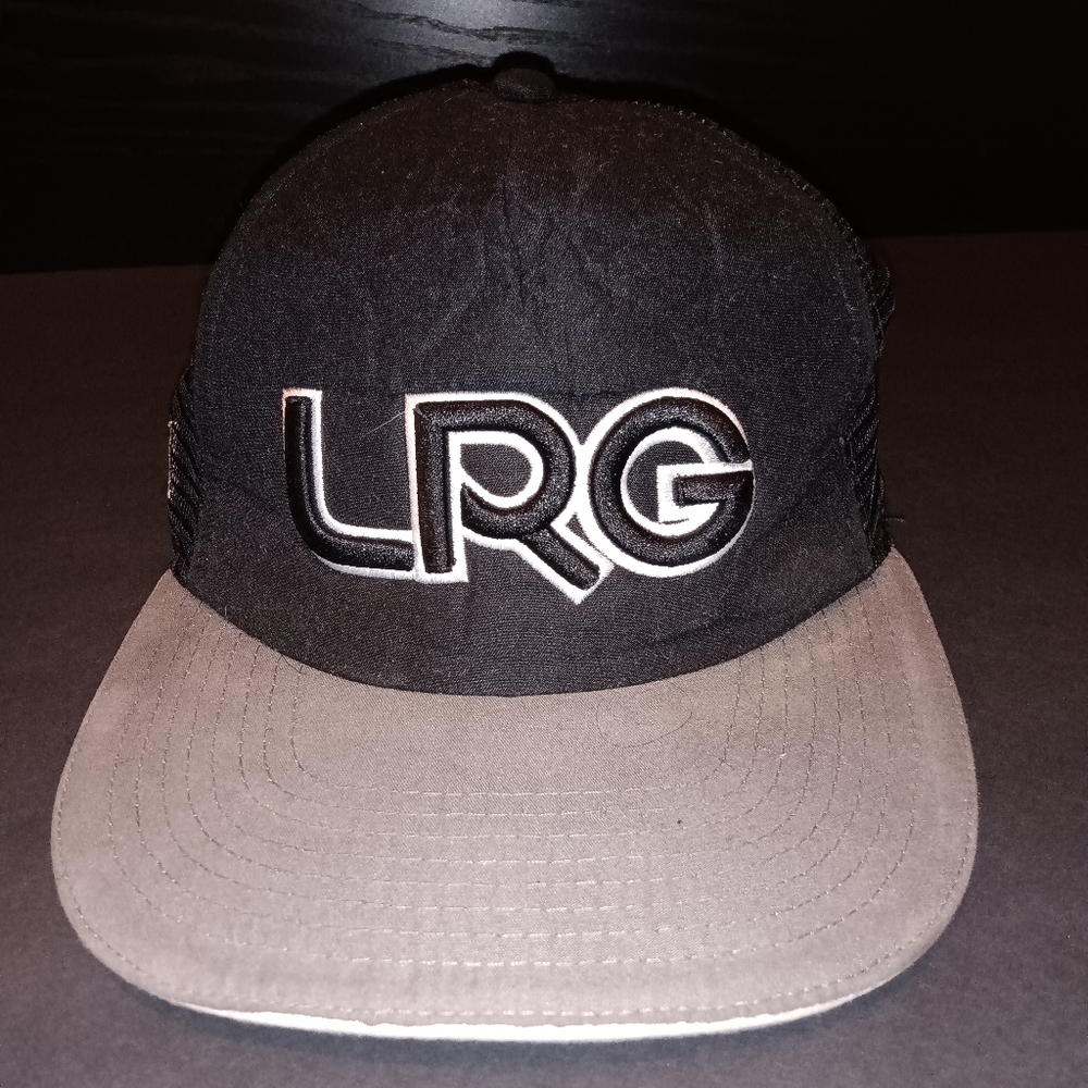 LRG Black and Gray Snapback Hat